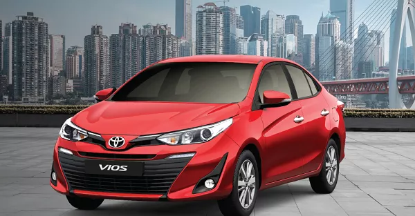 A picture of a toyota vios