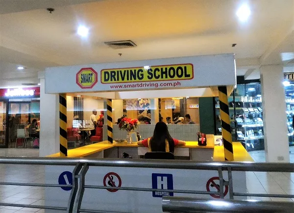 Smart Driving School branch is located inside the mall Smart driving school branch