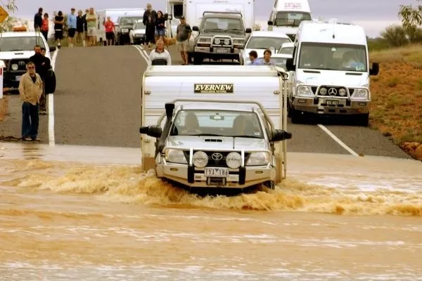 Driving through flood 3