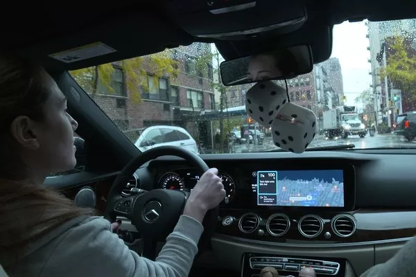 You can also get turn-by-turn navigation to make it easy for you to go wherever you want Woman driving