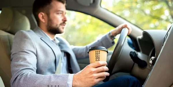 take cafe while driving 