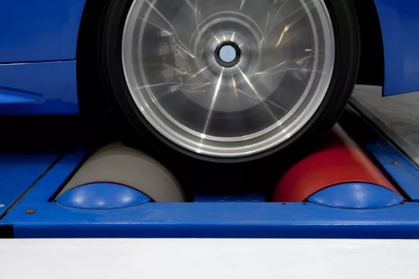 Car on Dynamometer
