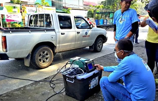 A picture of emissions testing in the Philippines
