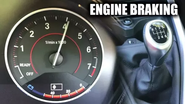 To engage the engine brake, just downshift to lower gear but not too low engine braking