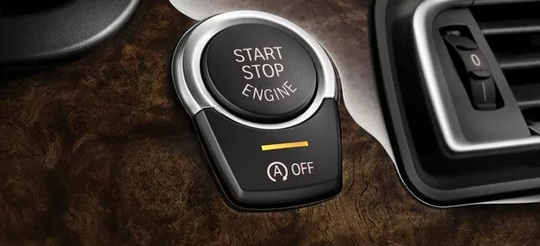 Idling while stopped is the cause of wasted fuel and unnecessary carbon emissions in cars engine start/stop button