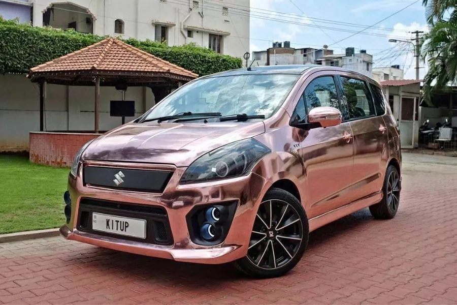 A picture of a modified Suzuki Ertiga
