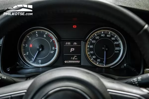 Ertiga instrument panel 