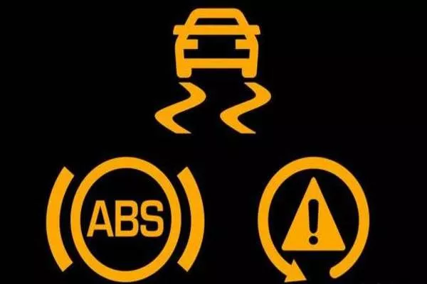 ESP< ABS and TCS light