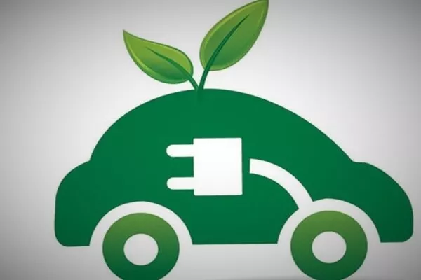 Electric car ilustration