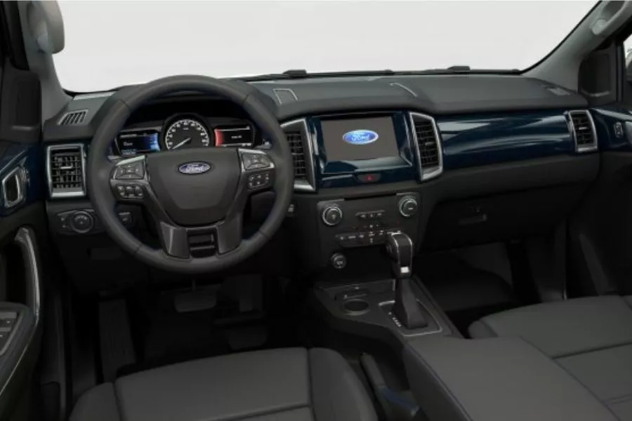 The Everest Sport's interior