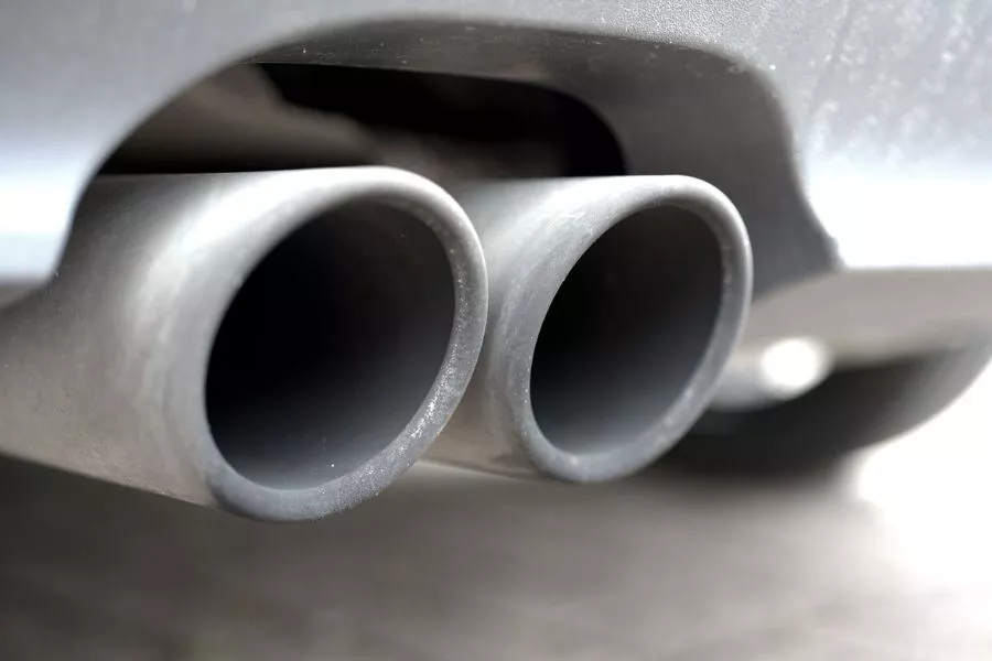 All exhaust gases should exit from the muffler An exhaust tip