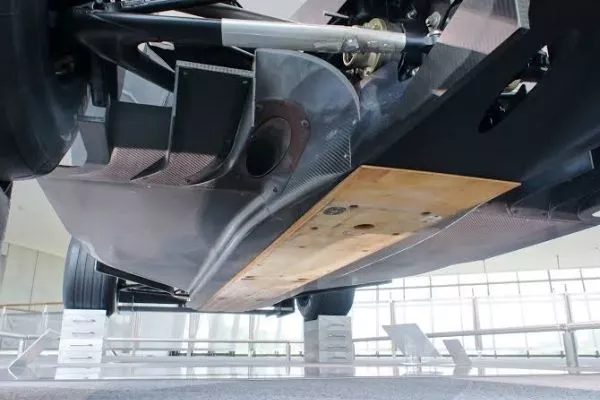 F1 car's underchassis