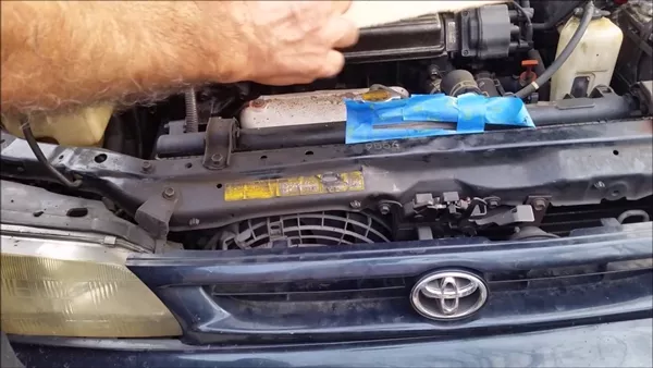 Fixing car radiator