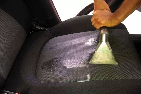 cleaning the car interior