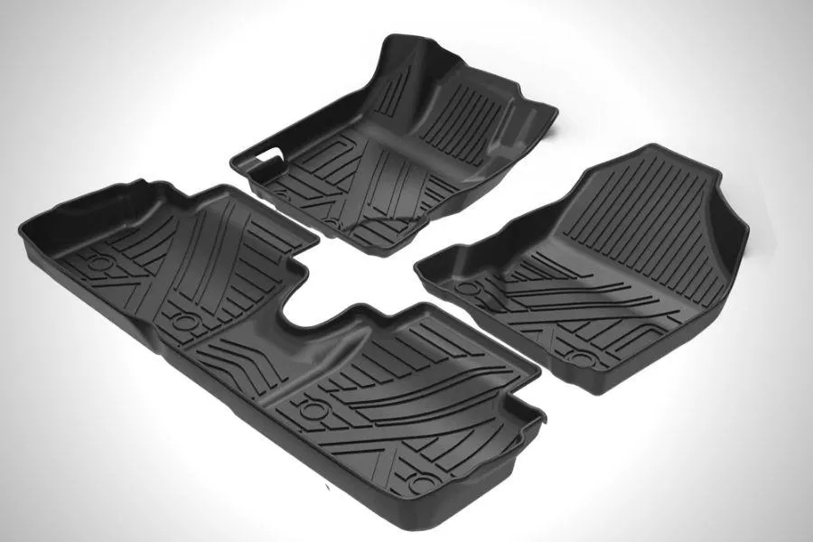 A picture of some deep dish floor mats