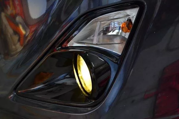 Many car models are equipped with driving or fog lights which were factory installed Fog light