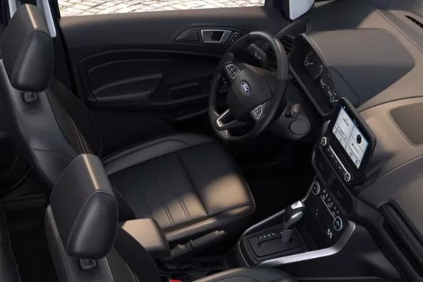 A picture of the interior of the Ford EcoSport