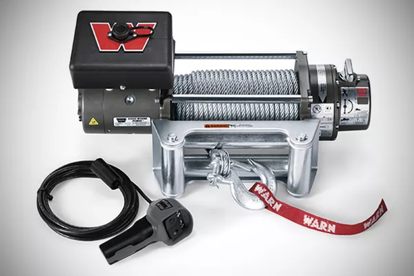 A picture of a Warn winch