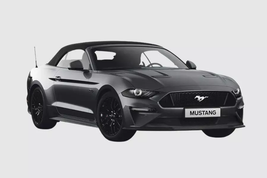 Ford Mustang in Carbonized Gray Metallic body color