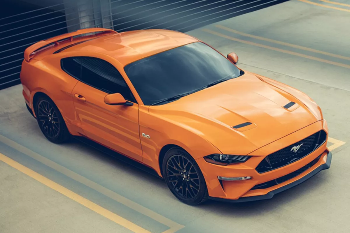 A picture of the Ford Mustang available in the Philippines right now