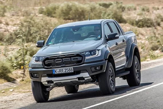 Ford Ranger Raptor front view