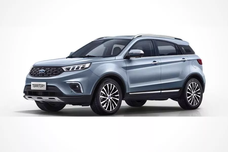 Ford Territory in Moonstone Blue color option