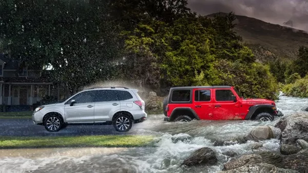 Four-wheel drive or two-wheel drive car