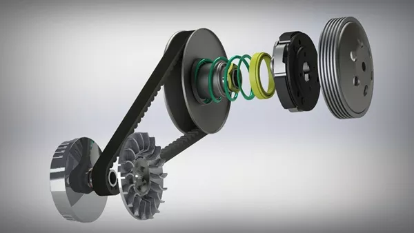 CVT will try to keep the turn of the engine at a constant rpm, this way, the efficiency is maximized CVT