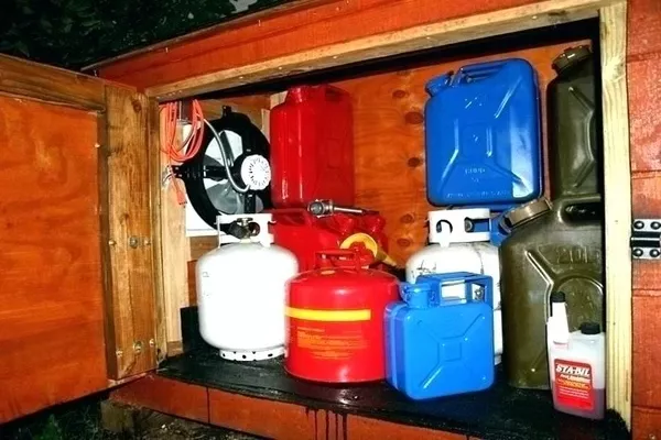 gasoline storage space