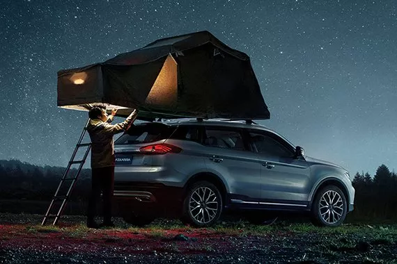 Geely Azkarra rear view