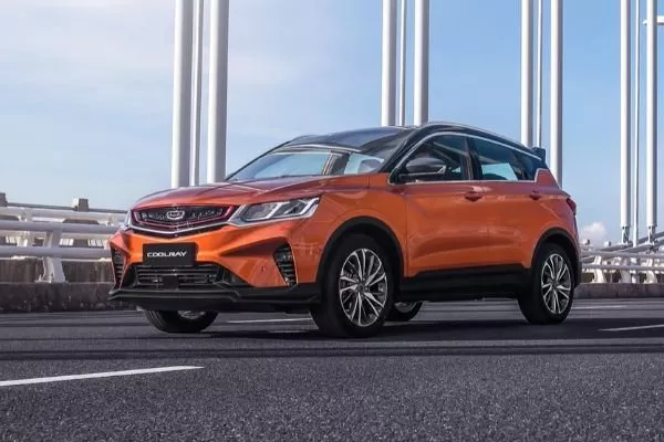 Geely Coolray front profile shot