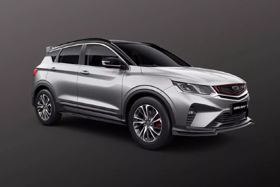 Geely Coolray color in Silver