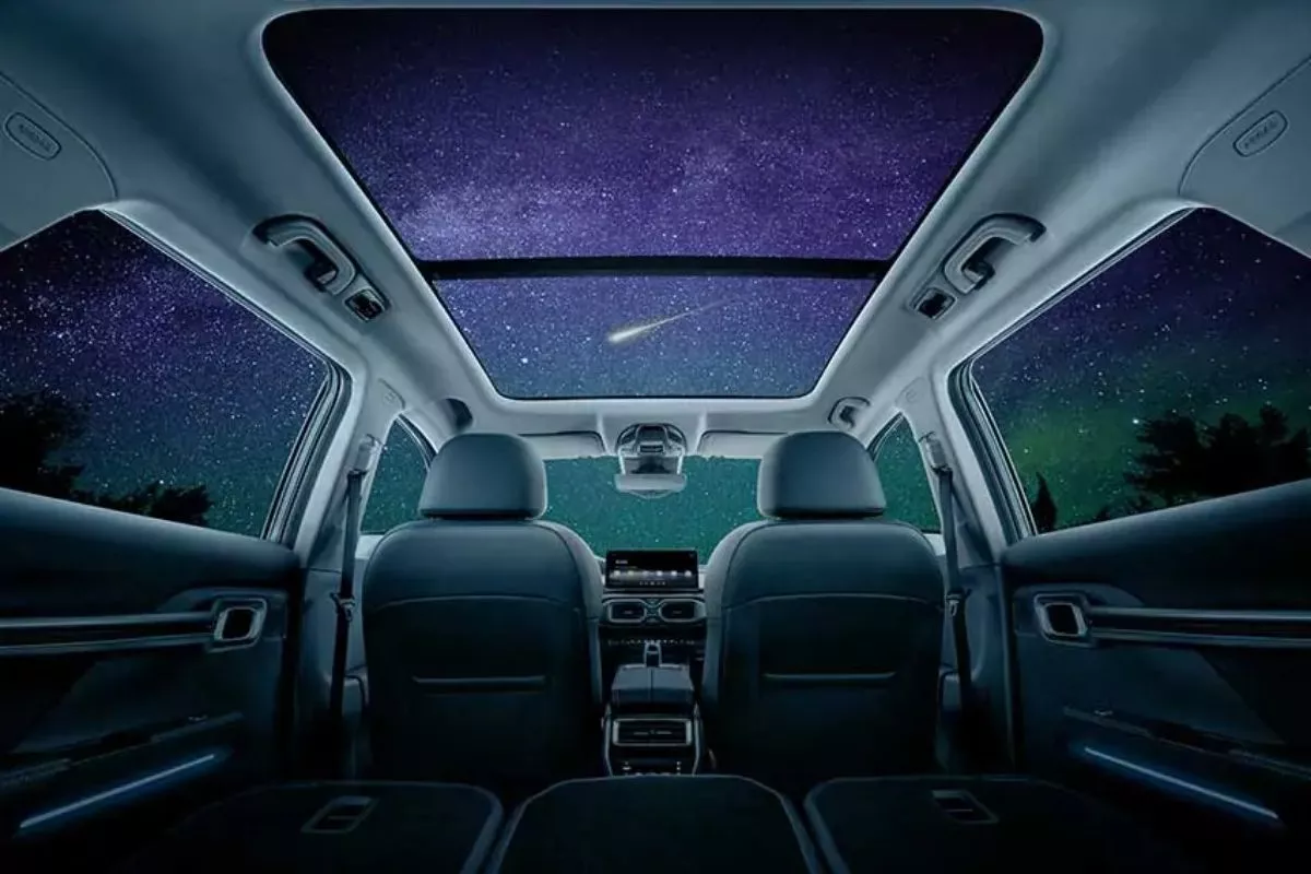 The new Urban Plus variant now comes with a panoramic sunroof A picture of the Urban Plus' panoramic sunroof