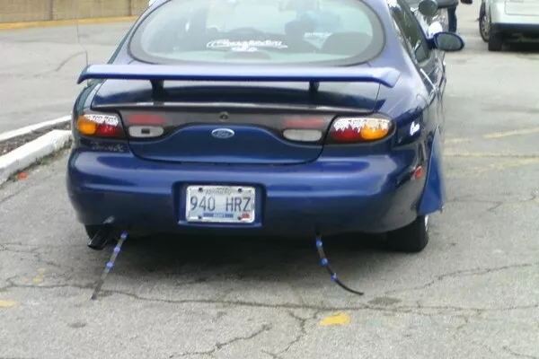 Static straps are straps that you need to install somewhere on the undercarriage of your car car with static straps