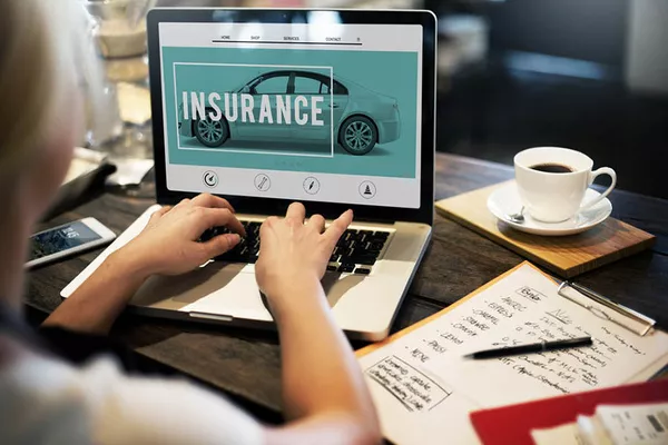 Searching car insurance in the internet