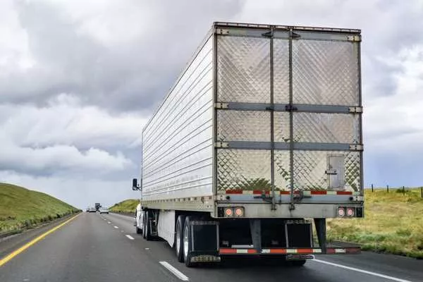 Truck in the highway