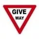 Give way sign