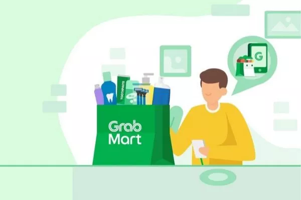A picture of the GrabMart logo