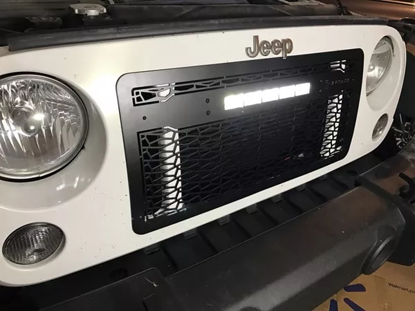 Grill-mounted fog lights can be found right on the front of big vehicles like SUVs and pickup trucks Grill-mounted fog lights