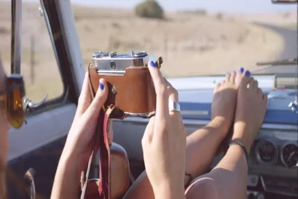 taking photos during road trips