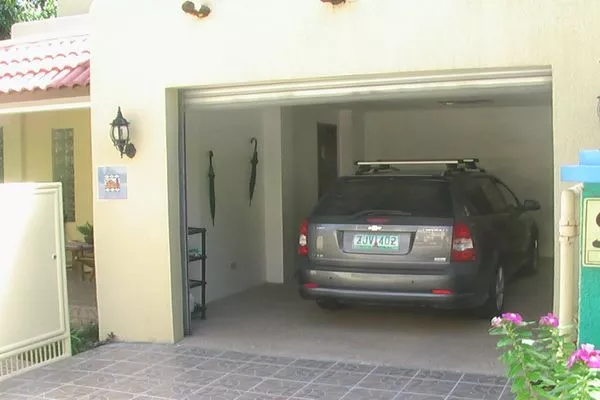 spacious home garage