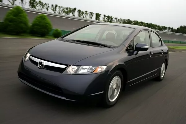 Black honda civic