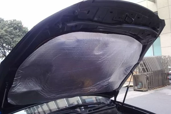 hood engine sound reducing cover