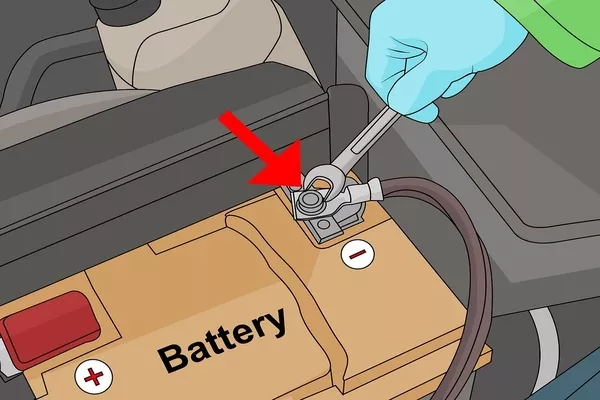 Removing car battery