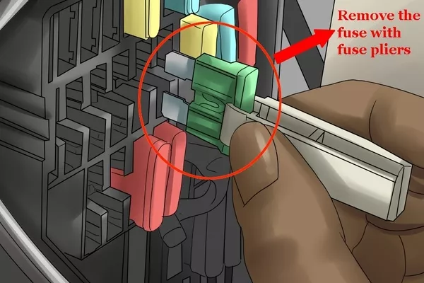 Disconnecting the fuse that’s connected to the horn