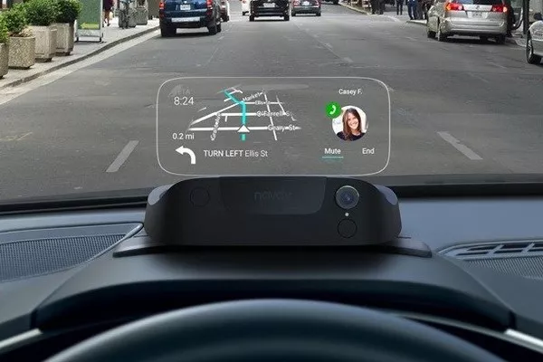 The heads-up display 