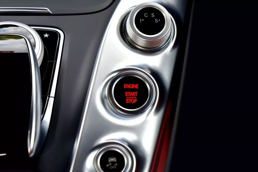 A car's push-start switch