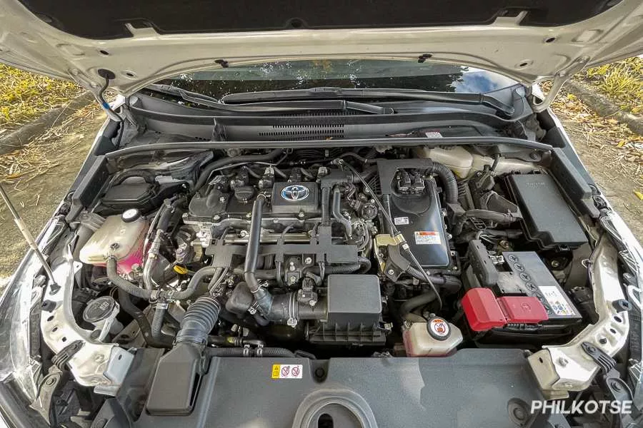 A picture of the Corolla Altis' 1.8 liter engine