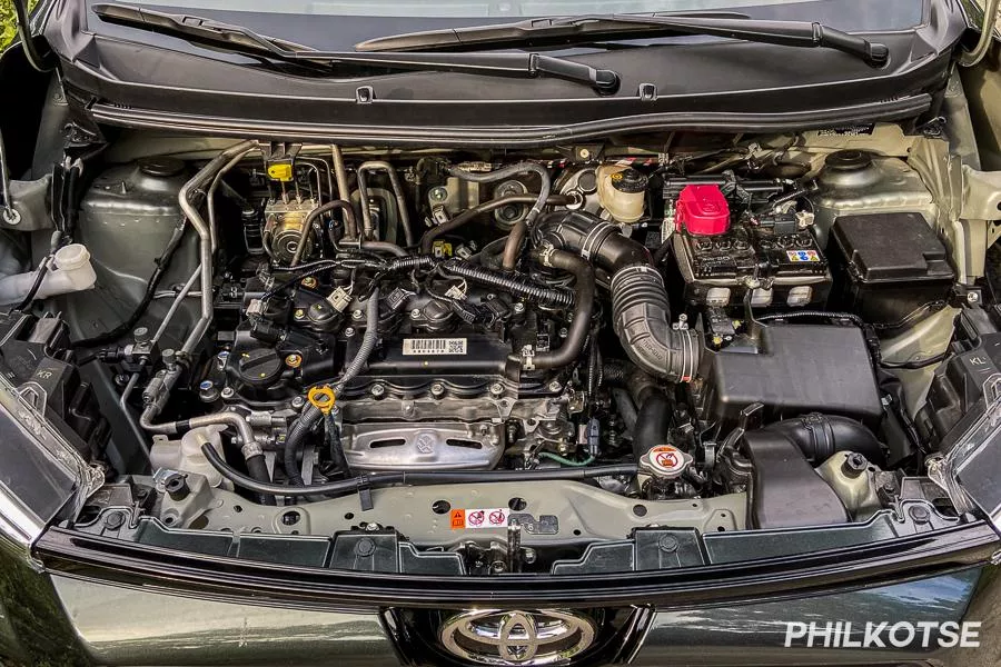 A picture of the 2022 Avanza's engine bay.