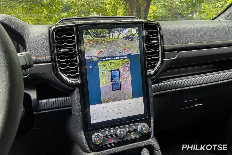 A closer look at the 2023 Ranger's 12-inch touchscreen A closer look at the 2023 Ranger's 12-inch touchscreen
